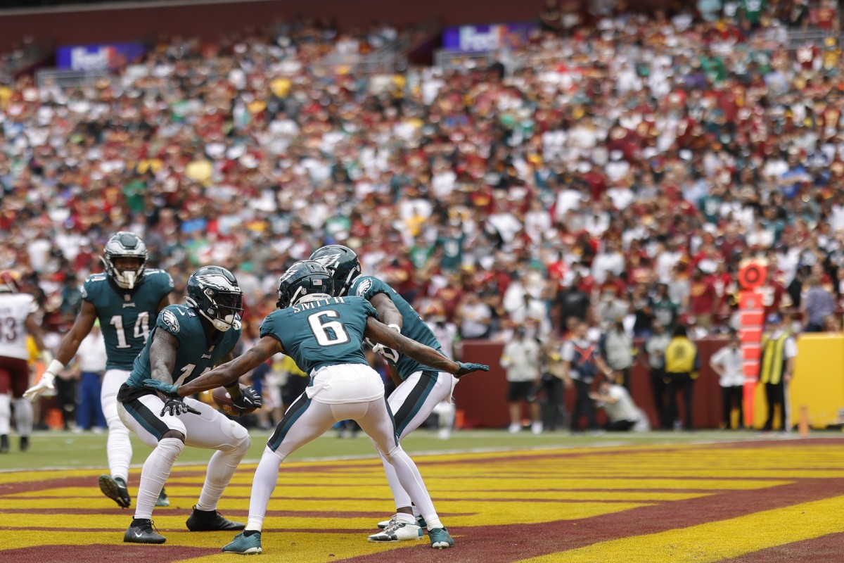 Eagles celebrate TD